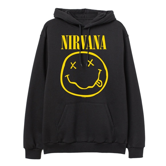 Nirvana Black Hoodie Sweater - Picture 1 of 2